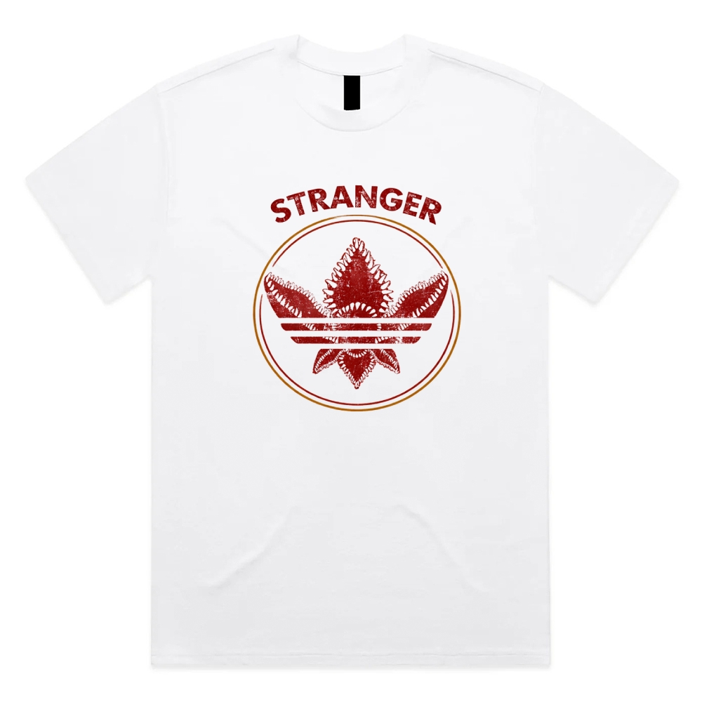 Stranger - Cotton Classic Fit Retro Dark Humor Graphic Tee