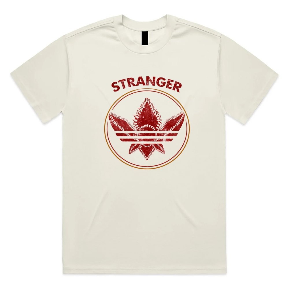 Stranger - Cotton Classic Fit Retro Dark Humor Graphic Tee