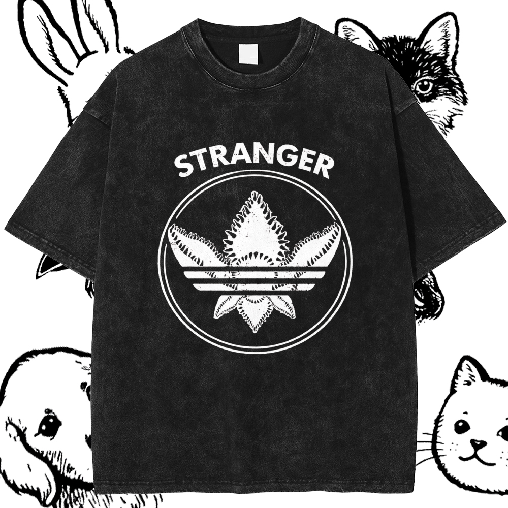 Stranger - Cotton Vintage Wash Classic Graphic Tee