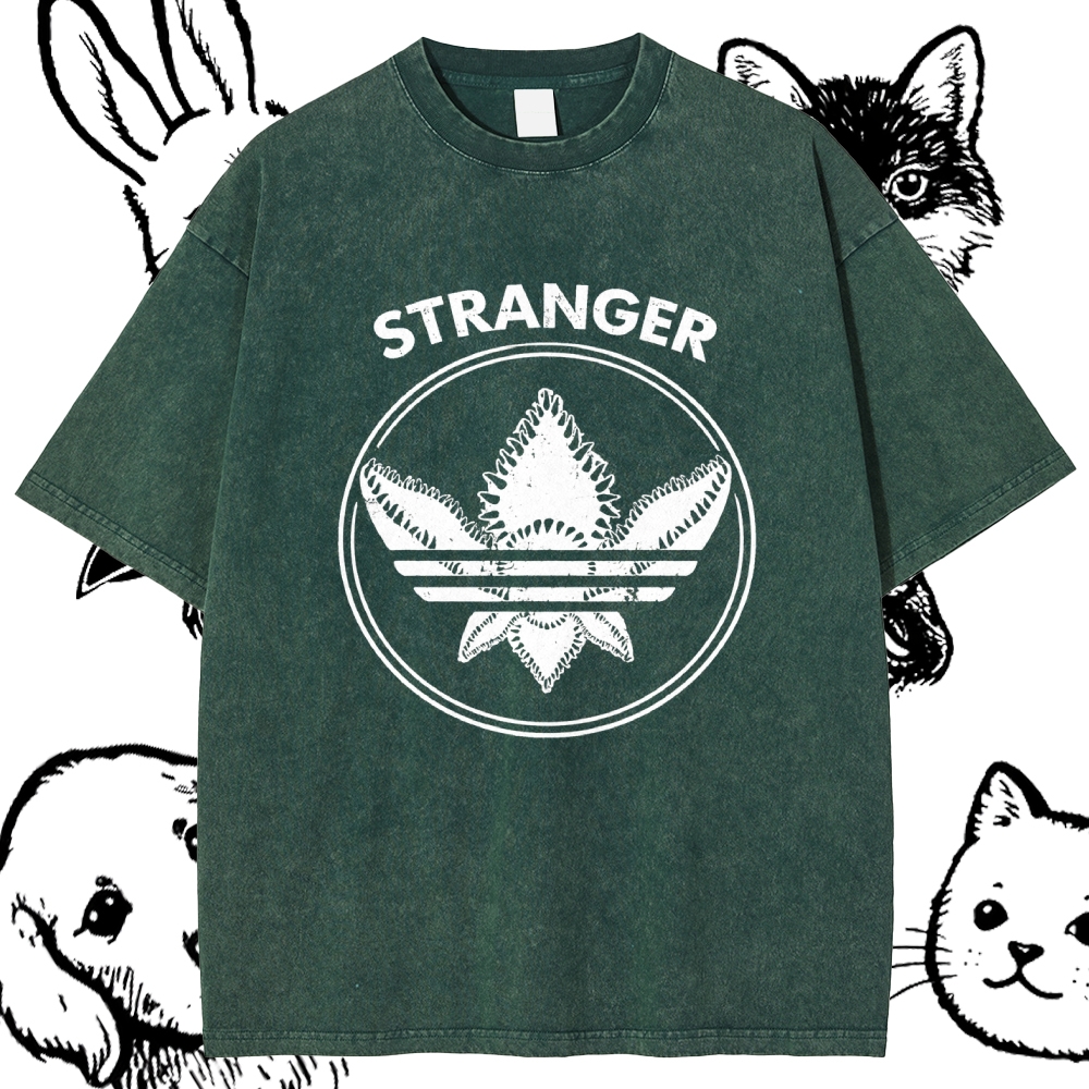 Stranger - Cotton Vintage Wash Classic Graphic Tee