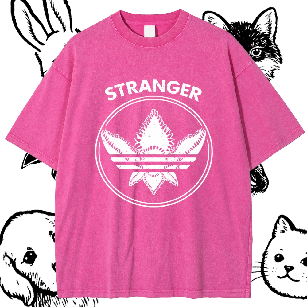 Stranger - Cotton Vintage Wash Classic Graphic Tee