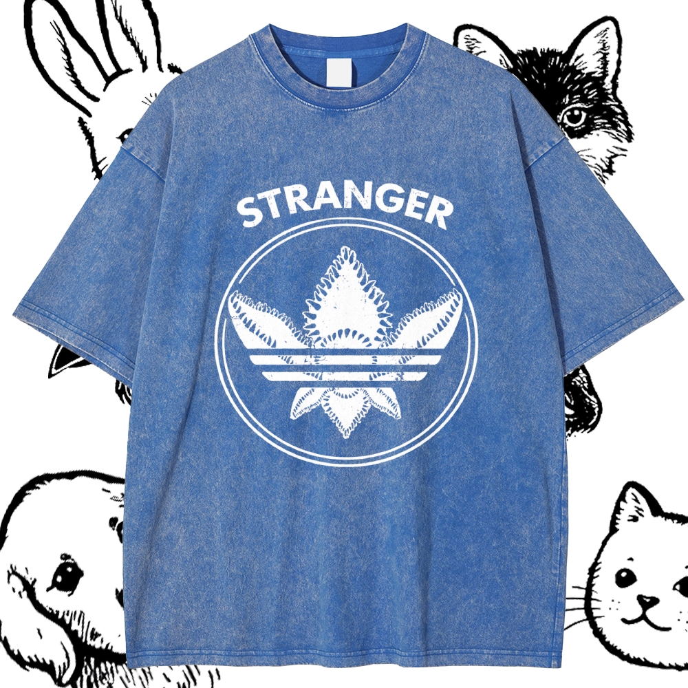 Stranger - Cotton Vintage Wash Classic Graphic Tee