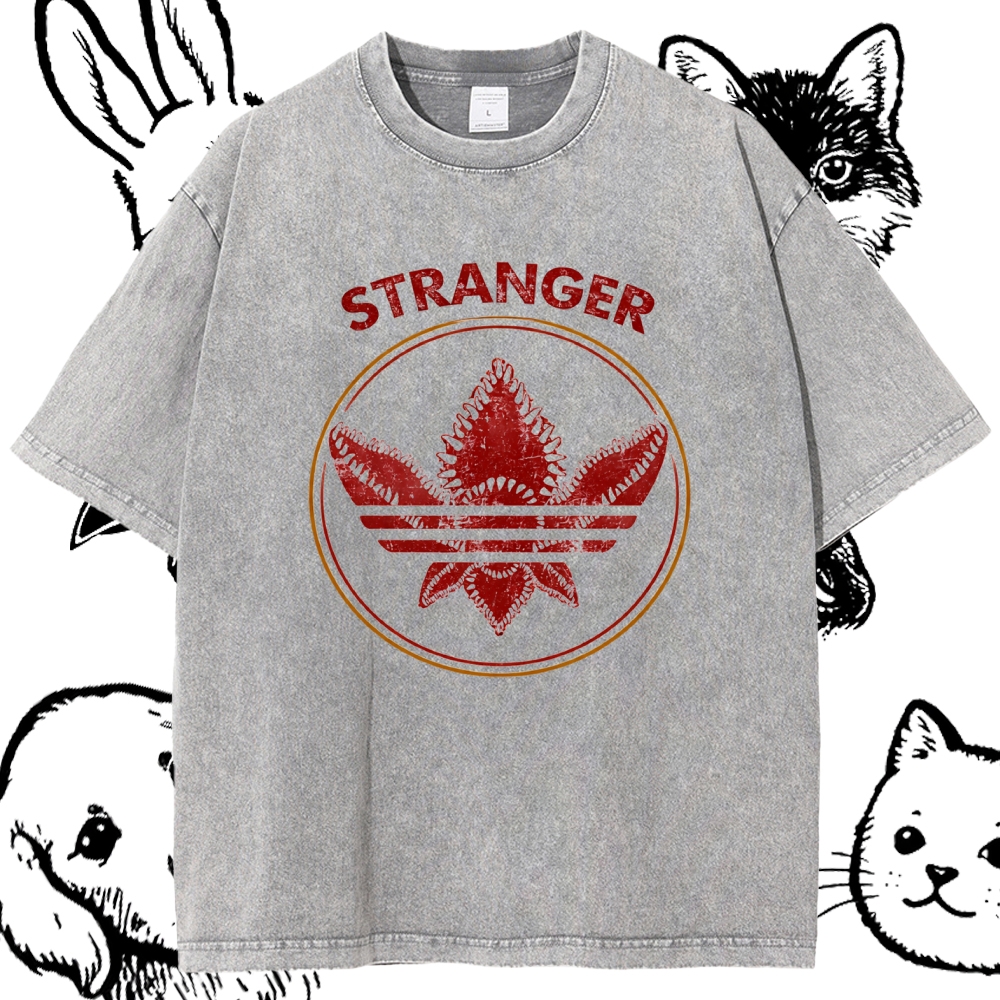 Stranger - Cotton Vintage Wash Classic Graphic Tee