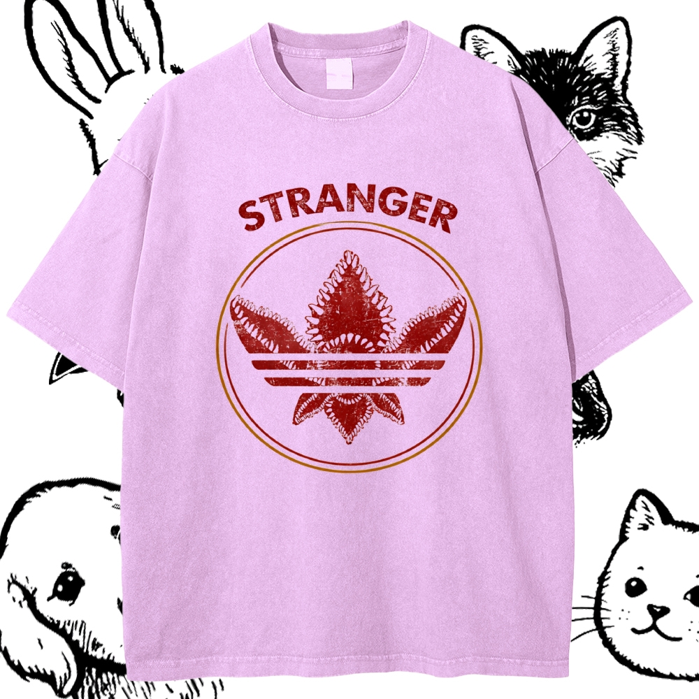Stranger - Cotton Vintage Wash Classic Graphic Tee