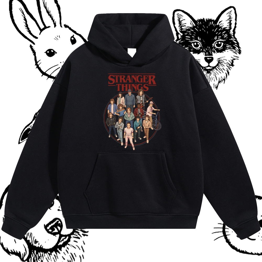 Stranger Things - Cotton Blend Classic Fit Unisex Hoodie