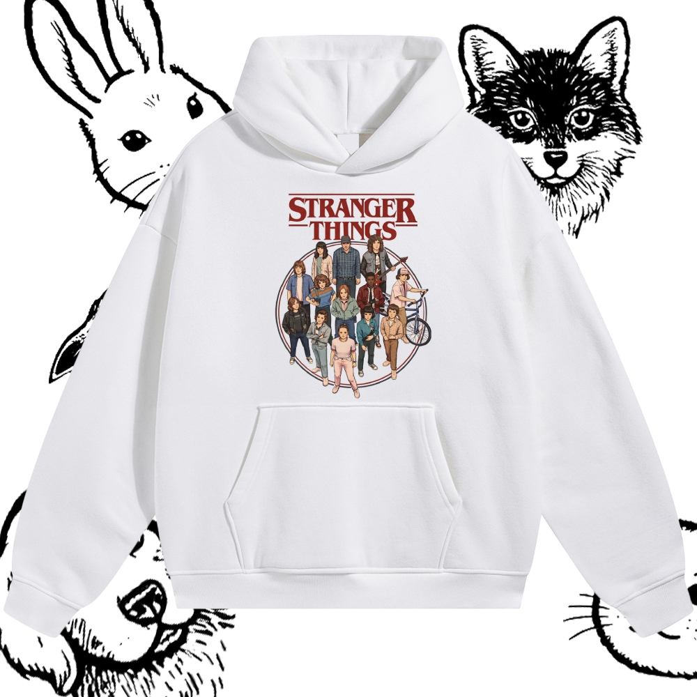 Stranger Things - Cotton Blend Classic Fit Unisex Hoodie