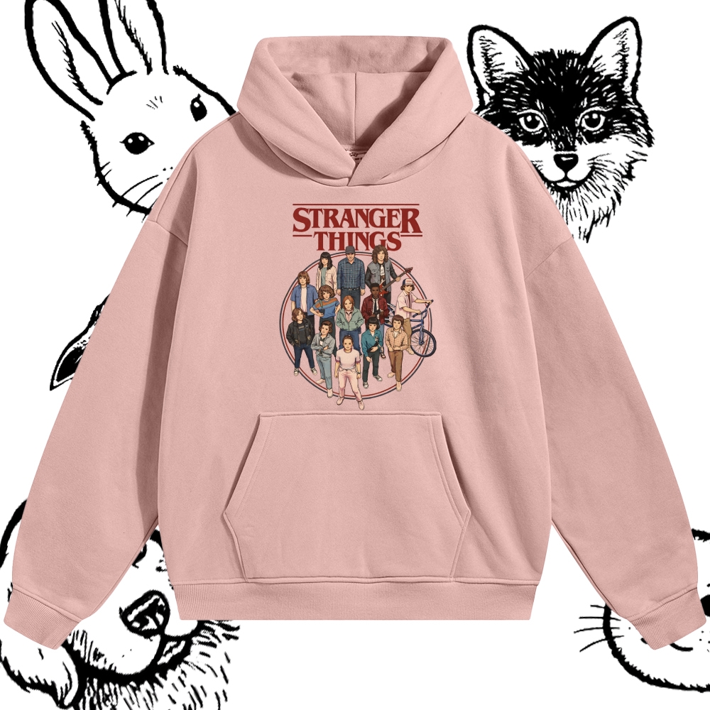 Stranger Things - Cotton Blend Classic Fit Unisex Hoodie