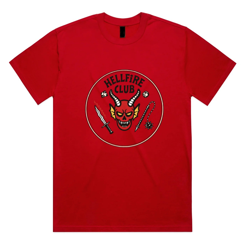 Hellfire Club - Cotton Classic Fit Retro Dark Humor Graphic Tee