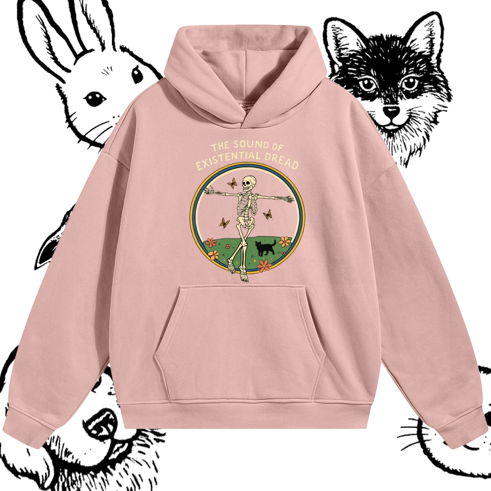 The Sound Of Existential Dread - Cotton Blend Classic Fit Unisex Hoodie