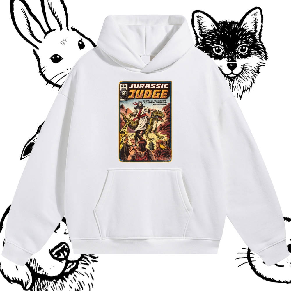 Jurassic Judge - Cotton Blend Classic Fit Unisex Hoodie