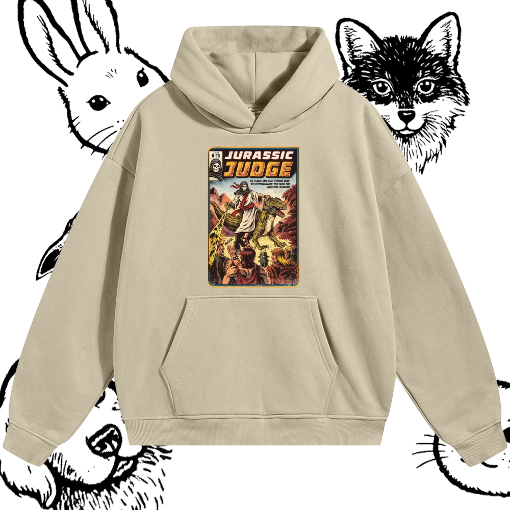 Jurassic Judge - Cotton Blend Classic Fit Unisex Hoodie