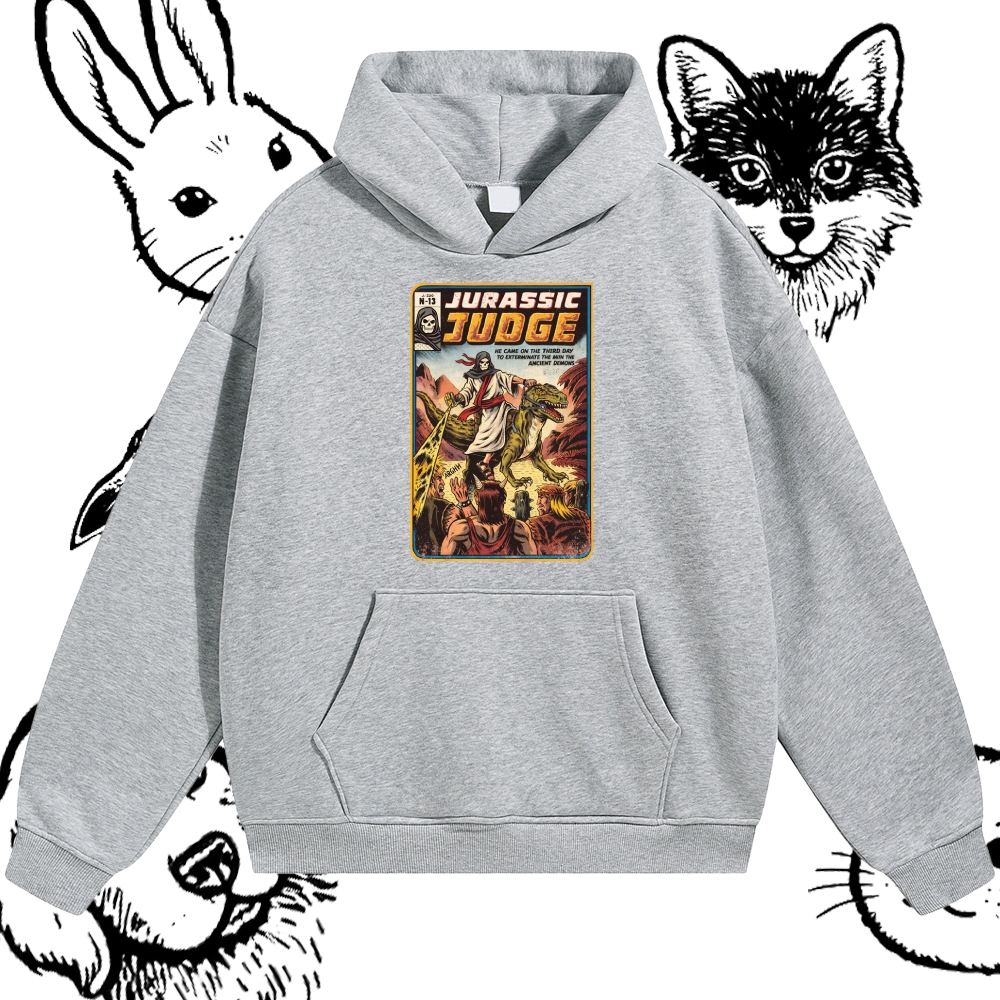 Jurassic Judge - Cotton Blend Classic Fit Unisex Hoodie