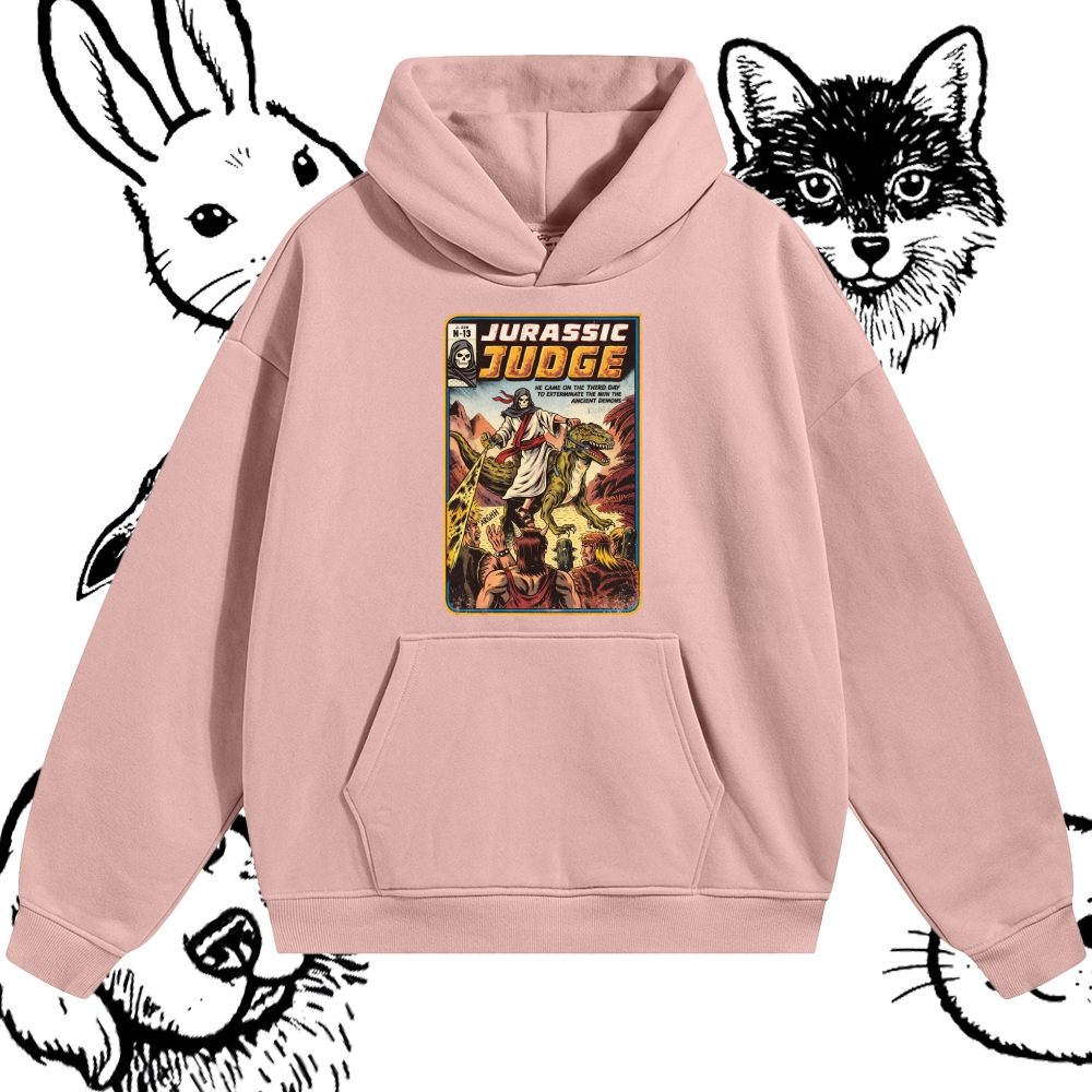 Jurassic Judge - Cotton Blend Classic Fit Unisex Hoodie
