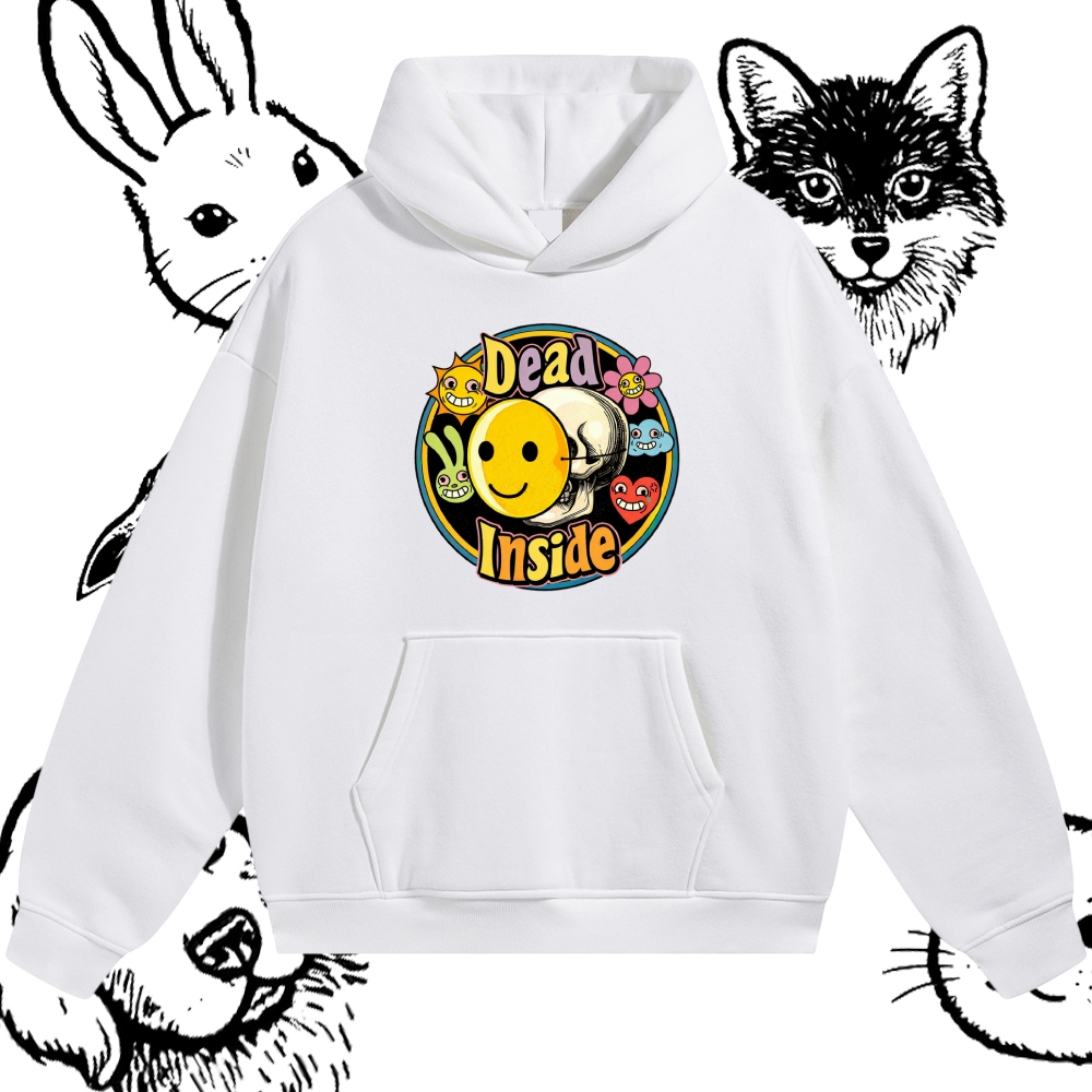 Dead Inside - Cotton Blend Classic Fit Unisex Hoodie