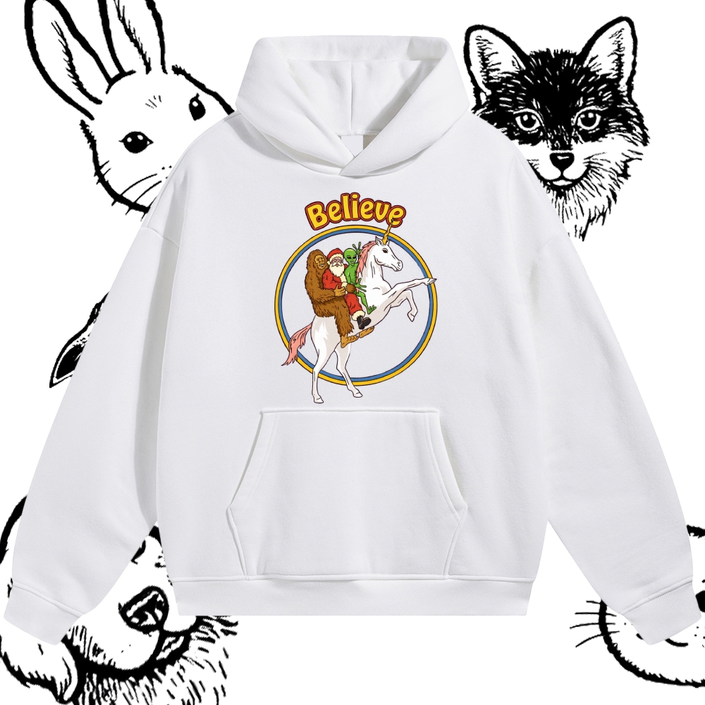 Believe - Cotton Blend Classic Fit Unisex Hoodie