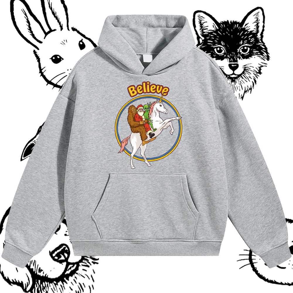 Believe - Cotton Blend Classic Fit Unisex Hoodie