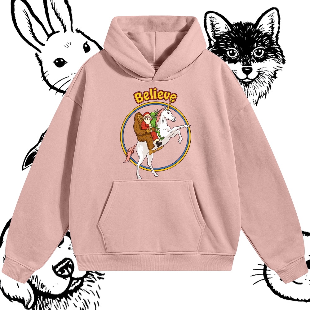 Believe - Cotton Blend Classic Fit Unisex Hoodie