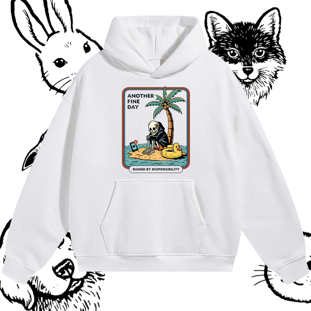 Another Fine Day - Cotton Blend Classic Fit Unisex Hoodie