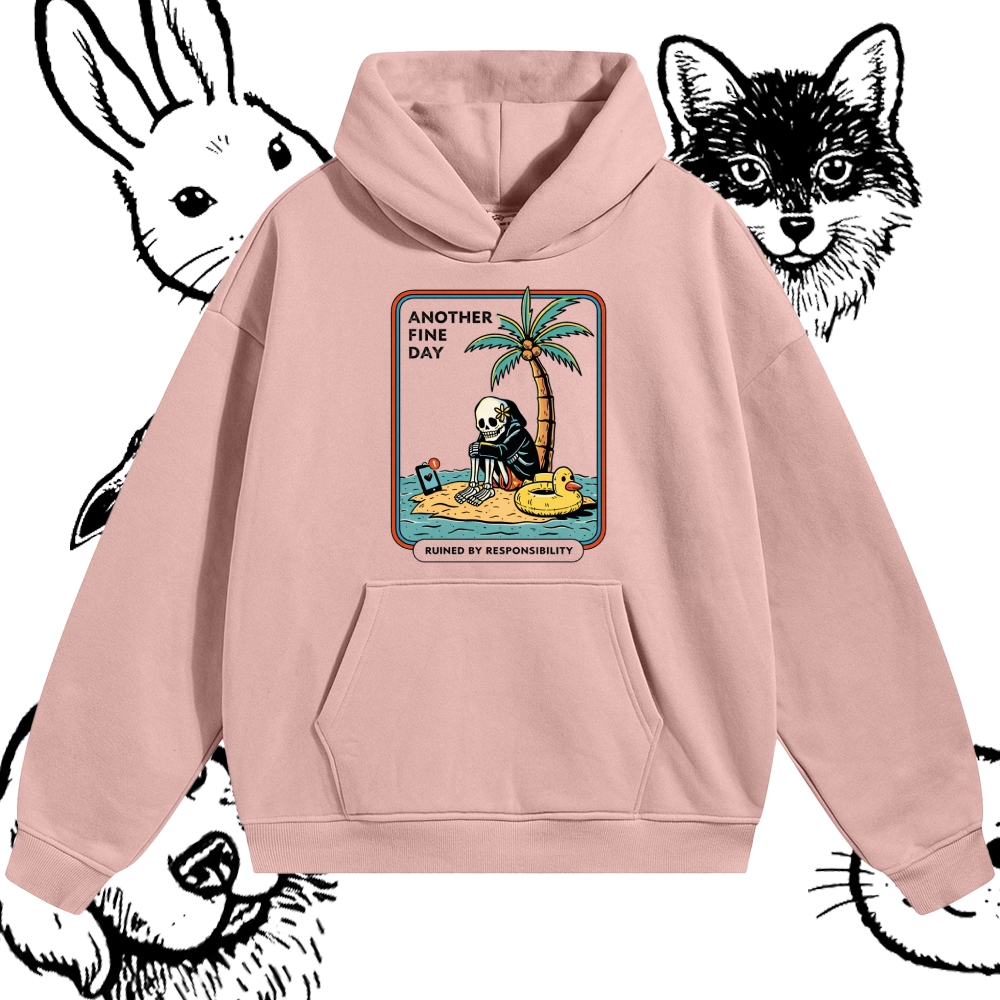 Another Fine Day - Cotton Blend Classic Fit Unisex Hoodie