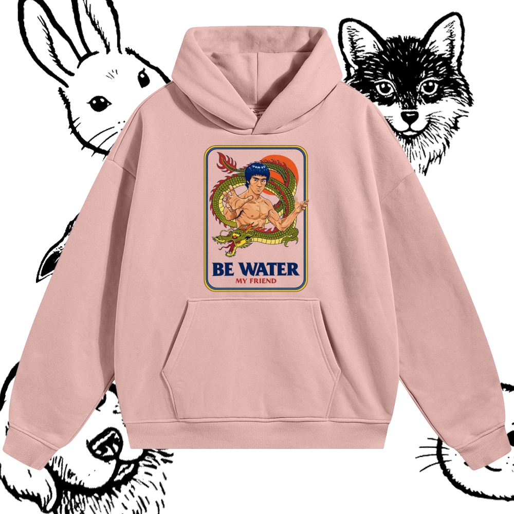 Be Water My Friend - Cotton Blend Classic Fit Unisex Hoodie