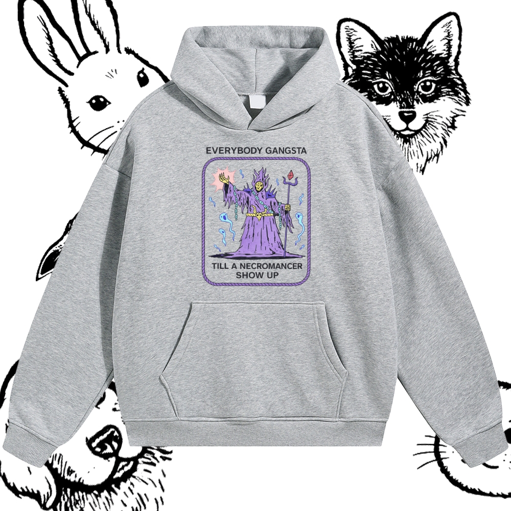 Till A Necromancer Show Up - Cotton Blend Classic Fit Unisex Hoodie