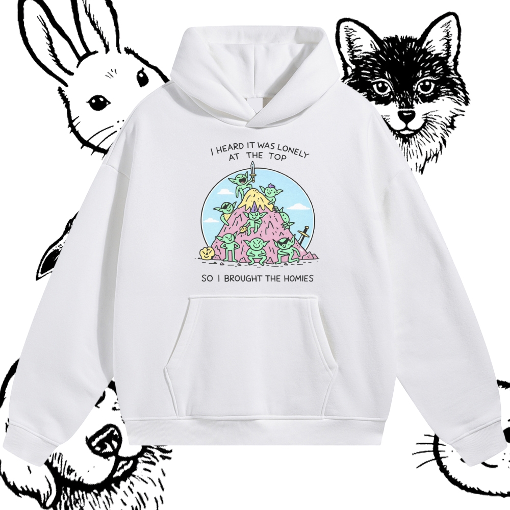 I Brought The Homies - Cotton Blend Classic Fit Unisex Hoodie