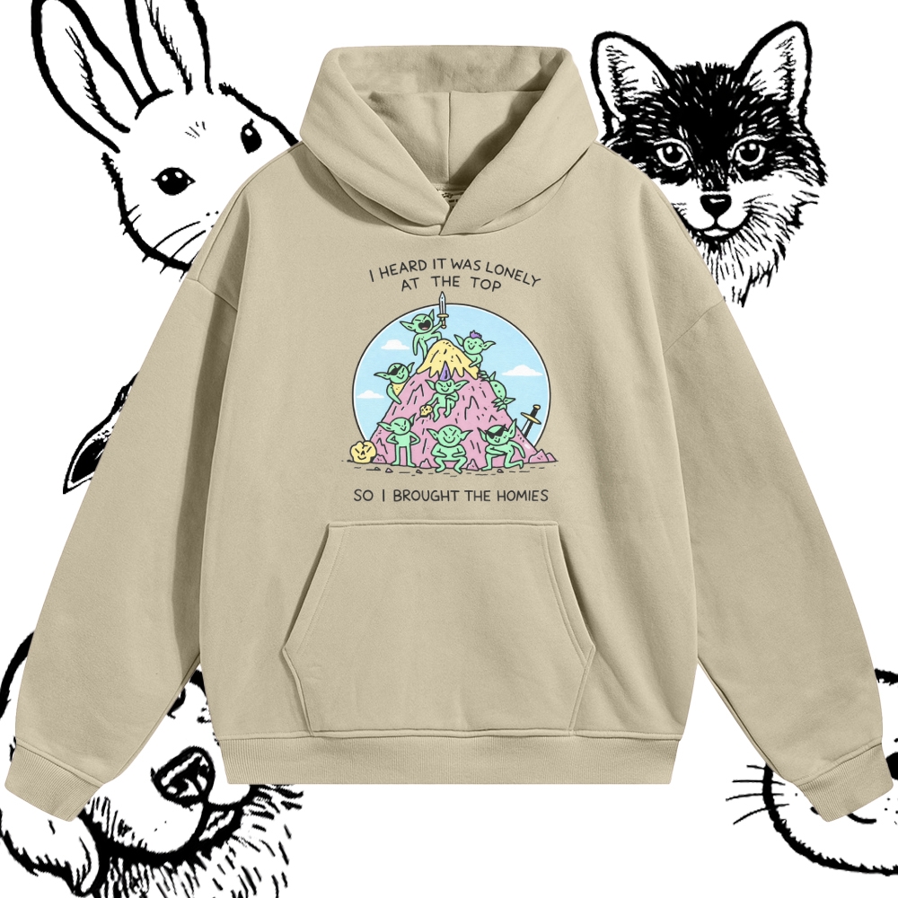 I Brought The Homies - Cotton Blend Classic Fit Unisex Hoodie