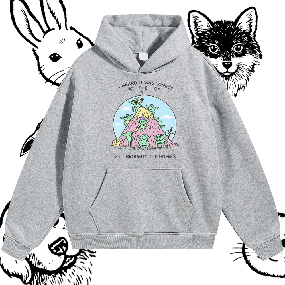 I Brought The Homies - Cotton Blend Classic Fit Unisex Hoodie