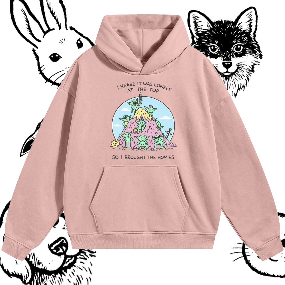 I Brought The Homies - Cotton Blend Classic Fit Unisex Hoodie