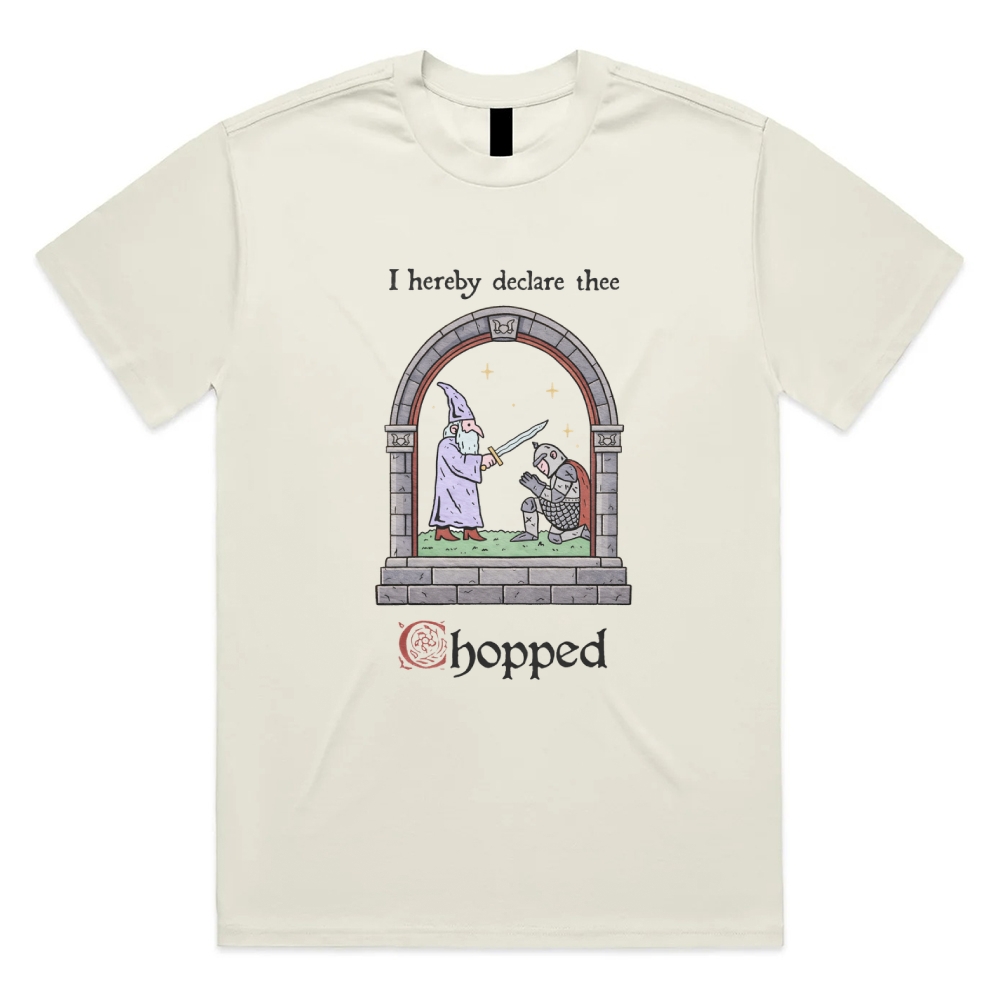 Chopped - Cotton Classic Fit Retro Dark Humor Graphic Tee