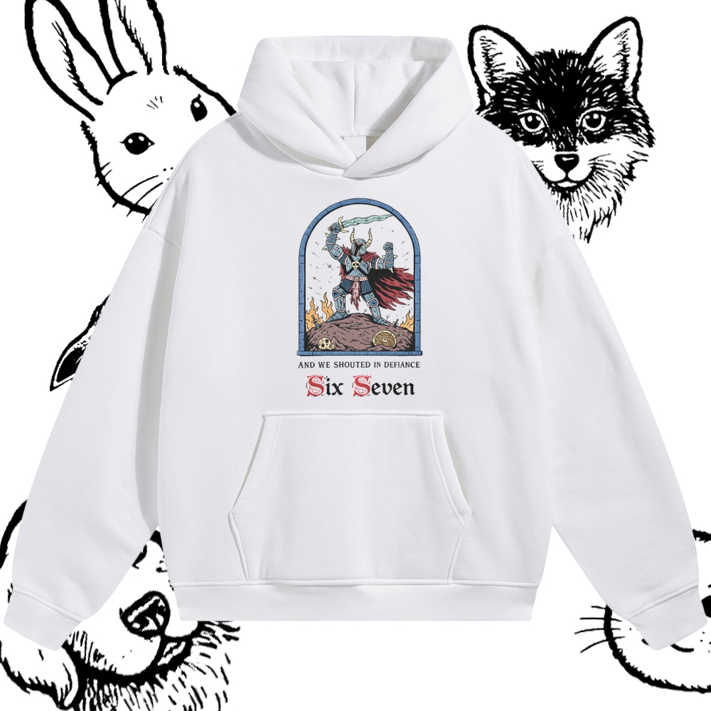 Six Seven - Cotton Blend Classic Fit Unisex Hoodie