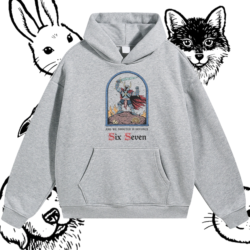 Six Seven - Cotton Blend Classic Fit Unisex Hoodie