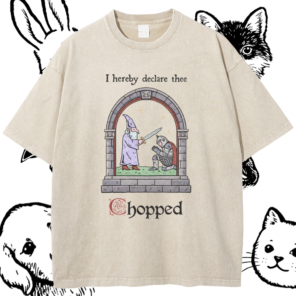 Chopped - Cotton Vintage Wash Classic Graphic Tee