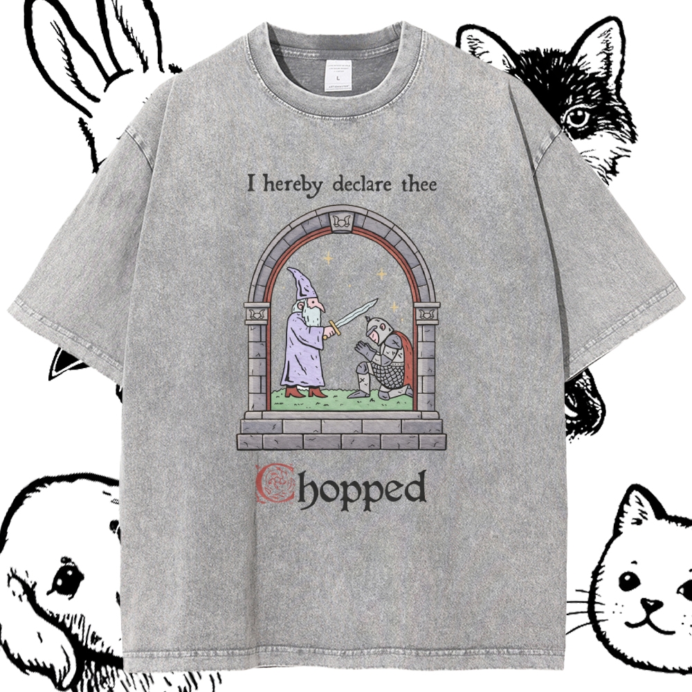 Chopped - Cotton Vintage Wash Classic Graphic Tee