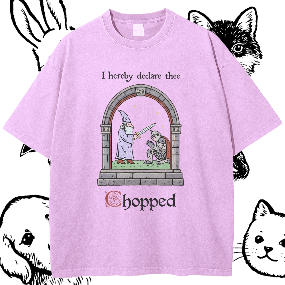 Chopped - Cotton Vintage Wash Classic Graphic Tee