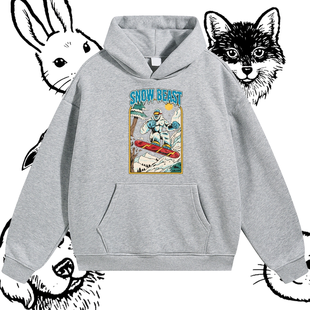 Snow Beast - Cotton Blend Classic Fit Unisex Hoodie