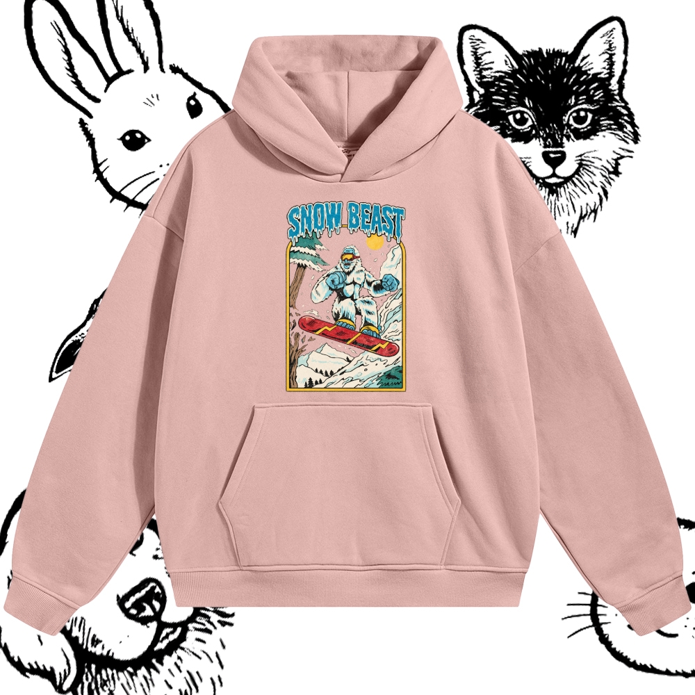 Snow Beast - Cotton Blend Classic Fit Unisex Hoodie