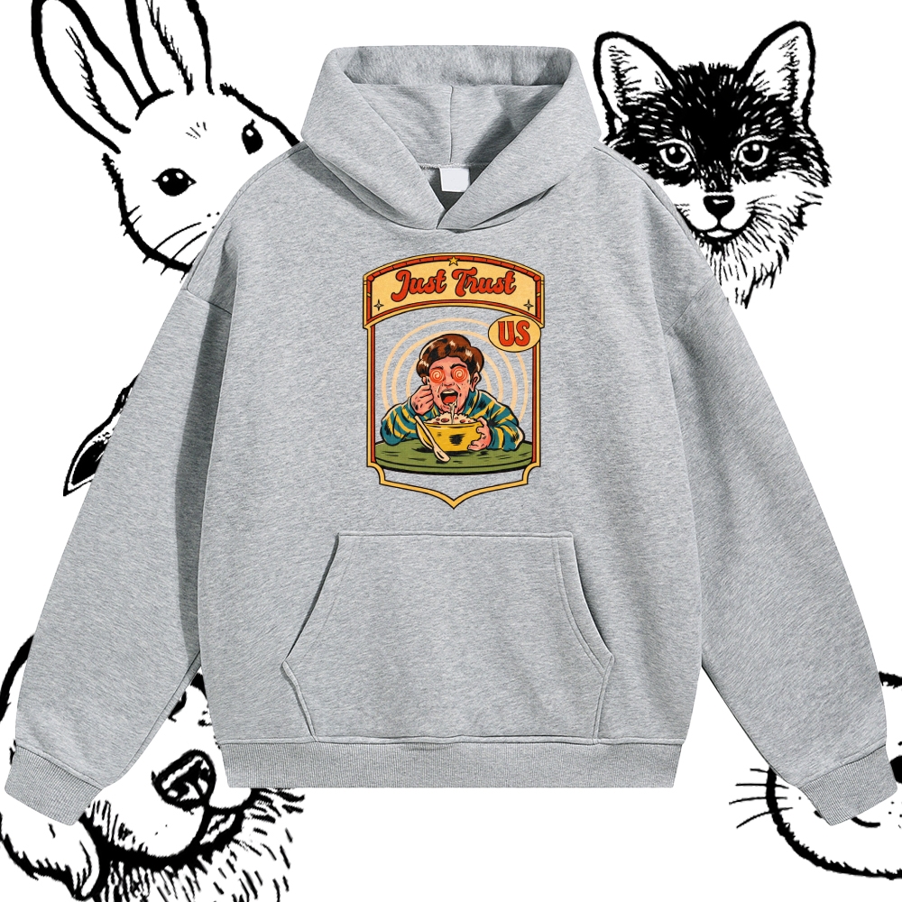 Just Trust Us - Cotton Blend Classic Fit Unisex Hoodie