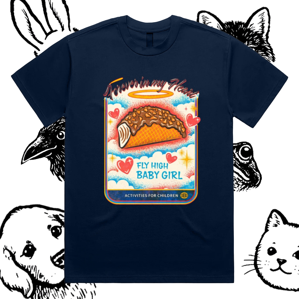 Eternal Taco Paradise Cotton Classic Fit Retro Dark Humor Graphic Tee