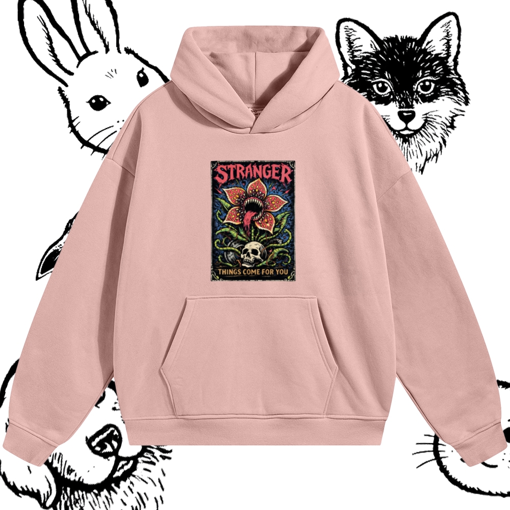 Ominous Bloom Stalker Cotton Blend Classic Fit Unisex Hoodie