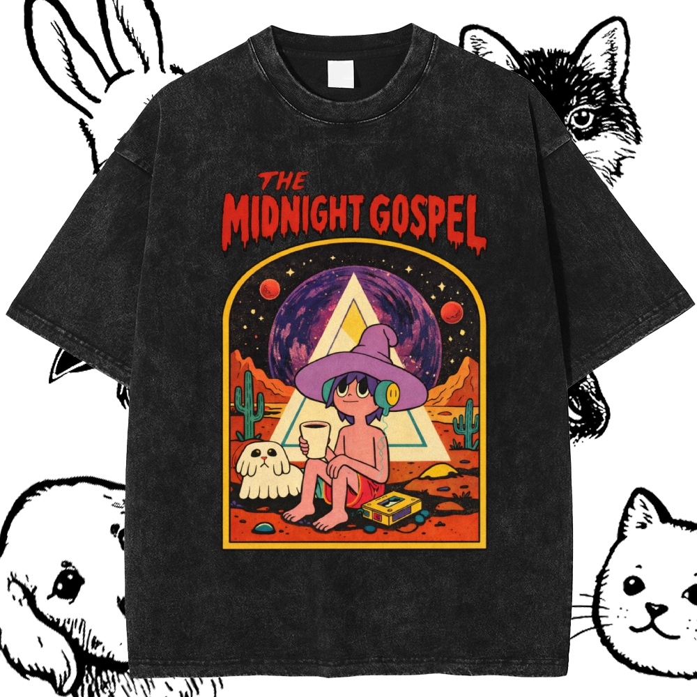 The Midnight Gospel Cotton Vintage Wash Classic Graphic Tee