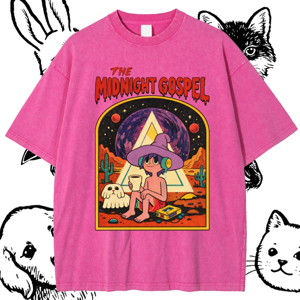 The Midnight Gospel Cotton Vintage Wash Classic Graphic Tee