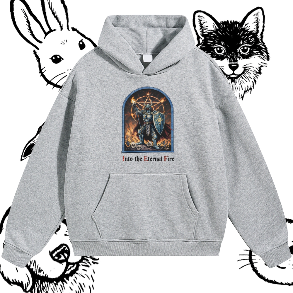 Into The Eternal Fire Cotton Blend Classic Fit Unisex Hoodie