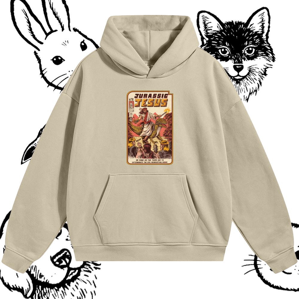 The Savior Of Prehistoric Chaos Cotton Blend Classic Fit Unisex Hoodie