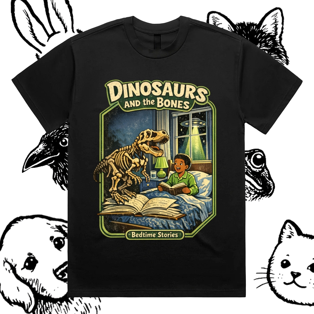 The Midnight Imaginarium Voyage Cotton Classic Fit Retro Dark Humor Graphic Tee