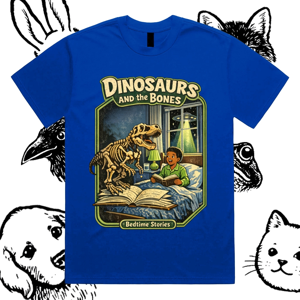 The Midnight Imaginarium Voyage Cotton Classic Fit Retro Dark Humor Graphic Tee