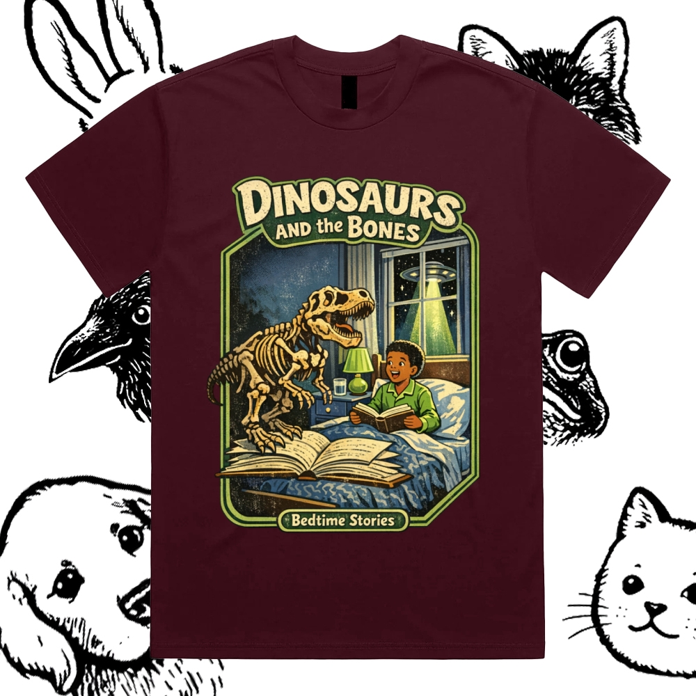 The Midnight Imaginarium Voyage Cotton Classic Fit Retro Dark Humor Graphic Tee