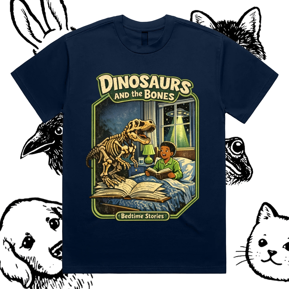 The Midnight Imaginarium Voyage Cotton Classic Fit Retro Dark Humor Graphic Tee