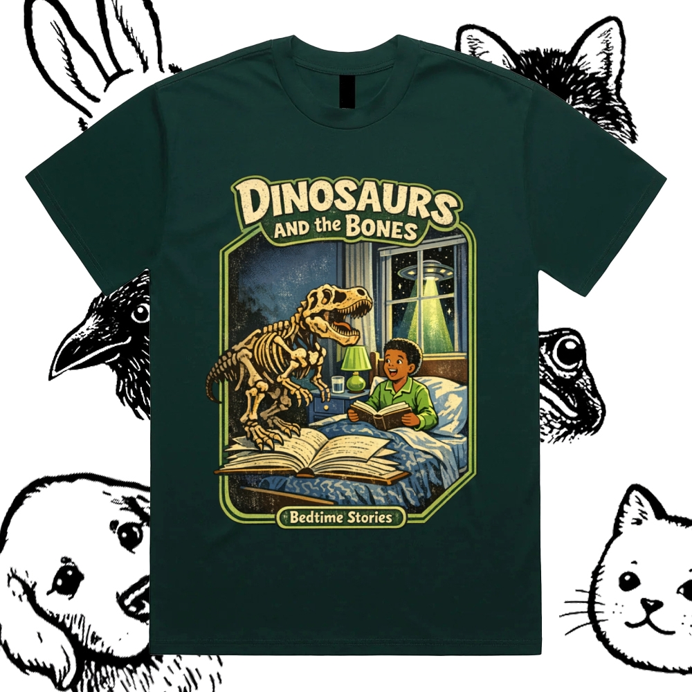 The Midnight Imaginarium Voyage Cotton Classic Fit Retro Dark Humor Graphic Tee