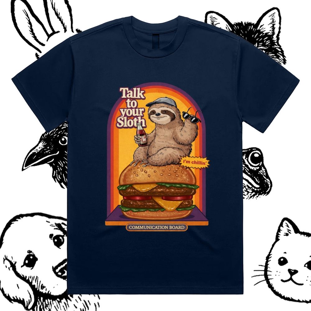 The Supreme Chill Ambassador Cotton Classic Fit Retro Dark Humor Graphic Tee